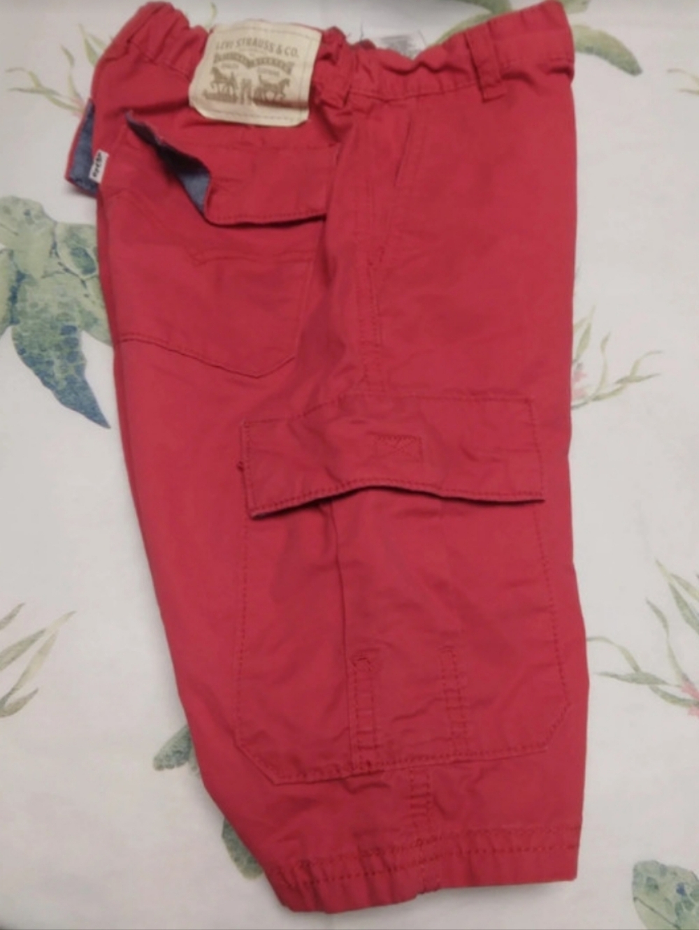 Levi's Bright Red Kids' Cargo Shorts